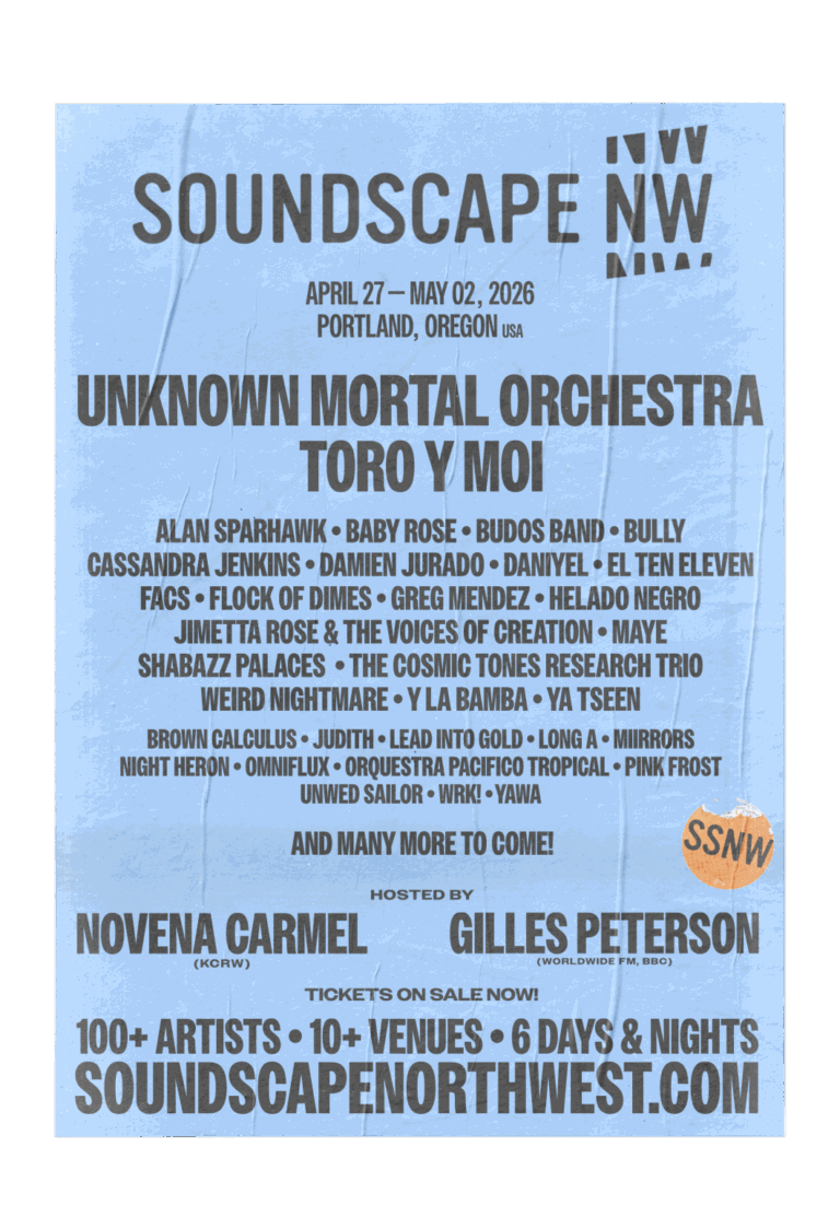 Unknown Mortal Orchestra And Toro y Moi Head Up The First Wave Of Portland’s New Soundscape Northwest Festival