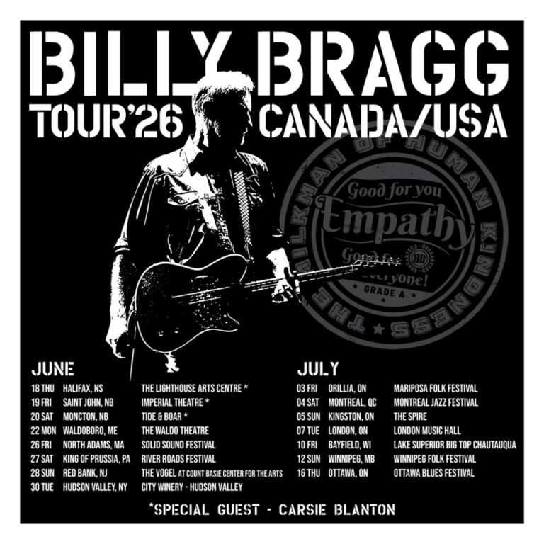 Billy Bragg Returns To North America With Long-Awaited Summer Tour