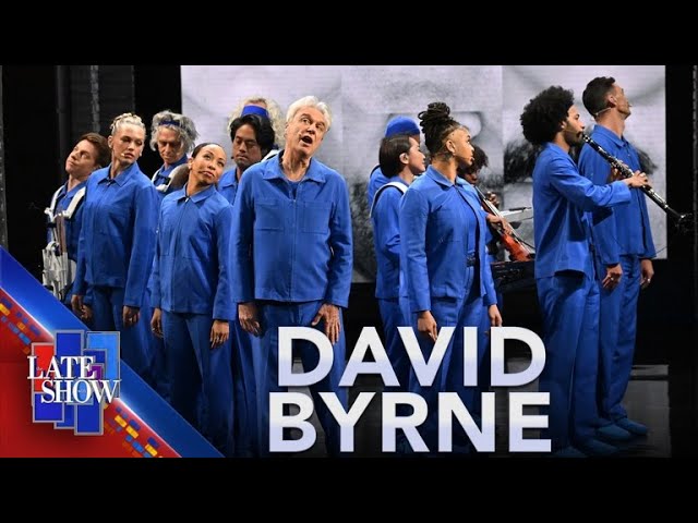 David Byrne Brings “Who Is The Sky?” Tour Ensemble to The Late Show for Stunning “When We Are Singing” Performance