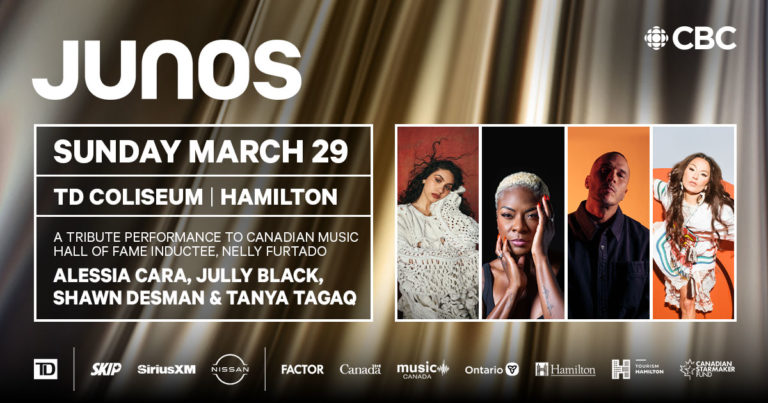 Alessia Cara, Jully Black, and Shawn Desman Join the 55th Annual JUNO Awards Broadcast