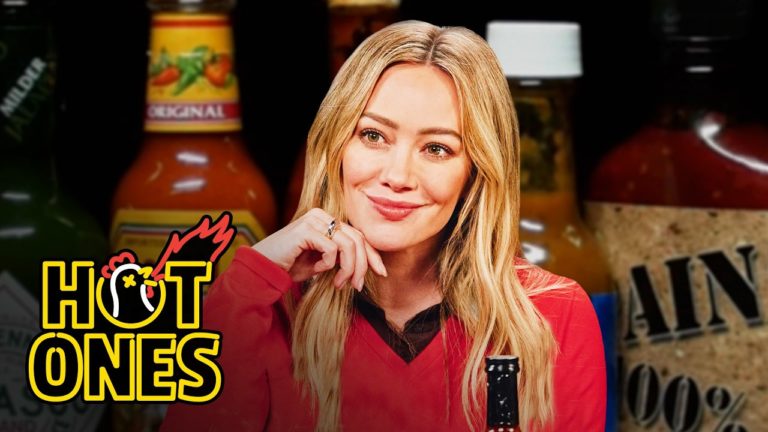 Hilary Duff Takes On The Hot Ones Wings While Talking Pop Stardom And World Tour Plans