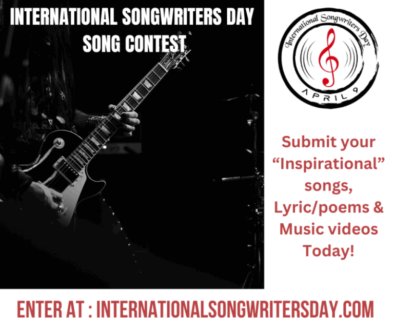 International Songwriters Day Song Contest Returns With “Inspiration” Theme