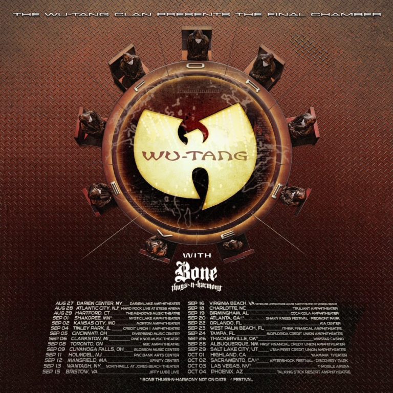 Wu-Tang Clan Bring “The Final Chamber” Tour Back To North America This Summer With Bone Thugs-N-Harmony