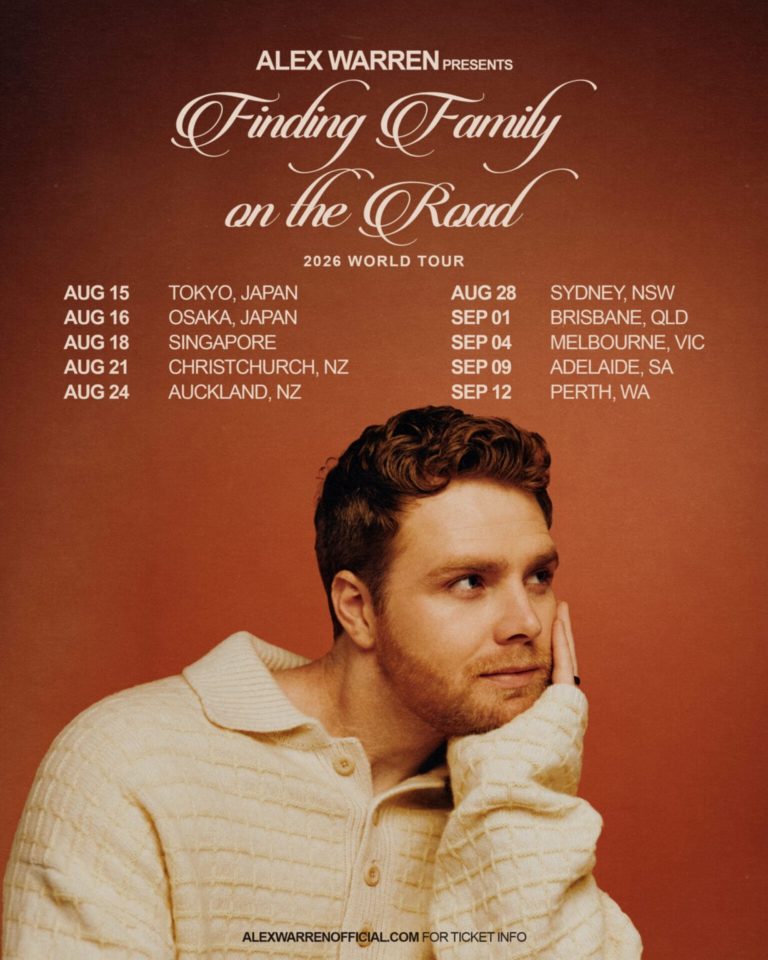 Alex Warren Expands “Finding Family On The Road” Tour Across Asia And Oceania