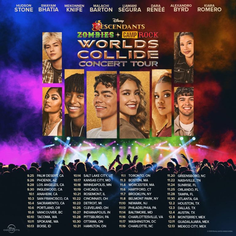 Disney’s Worlds Collide Concert Tour Expands to 48 Arenas Across North America This Fall