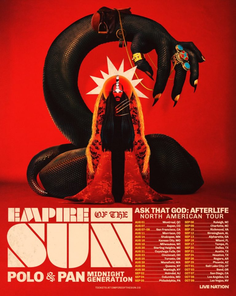 Empire of the Sun Launch 31-Date “Ask That God Tour: Afterlife” Starting at Red Rocks This August