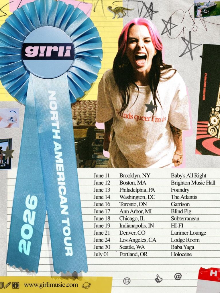 Alt-Pop Firestarter girli Ignites North American Tour “Slap On The Wrist” Era