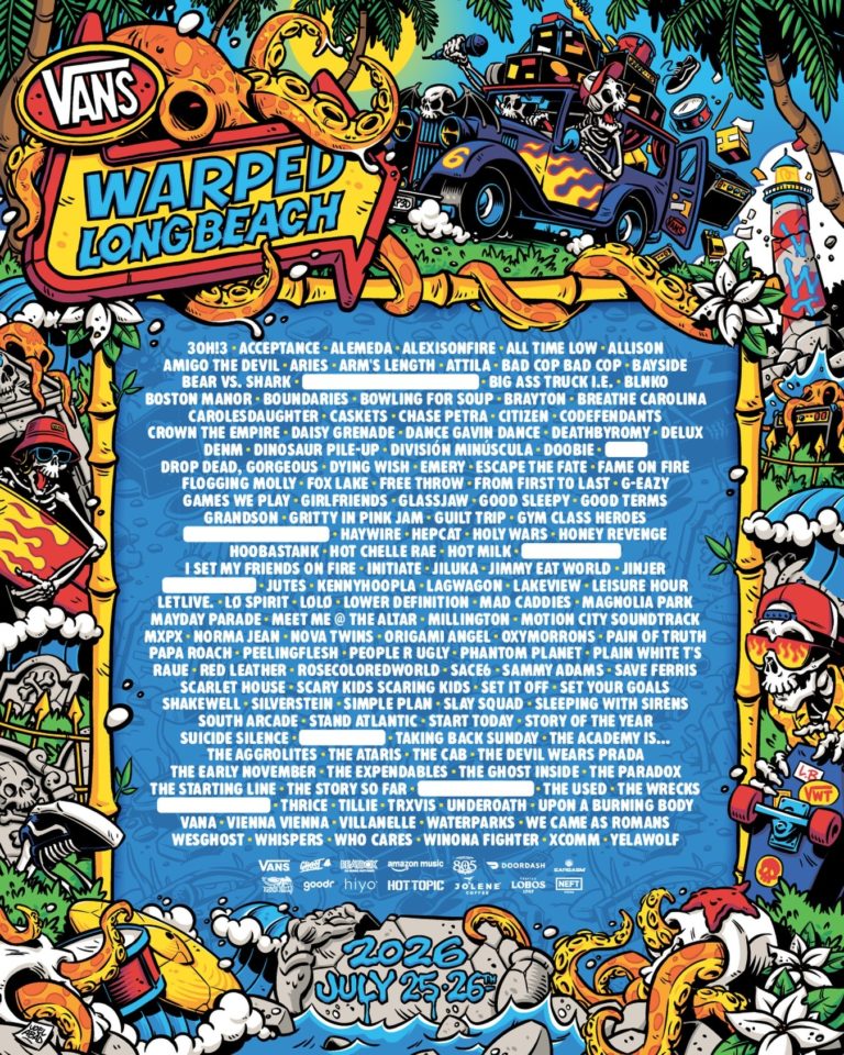 Vans Warped Tour Unveils Massive Long Beach Lineup for Two-Day July Takeover at Shoreline Aquatic Park