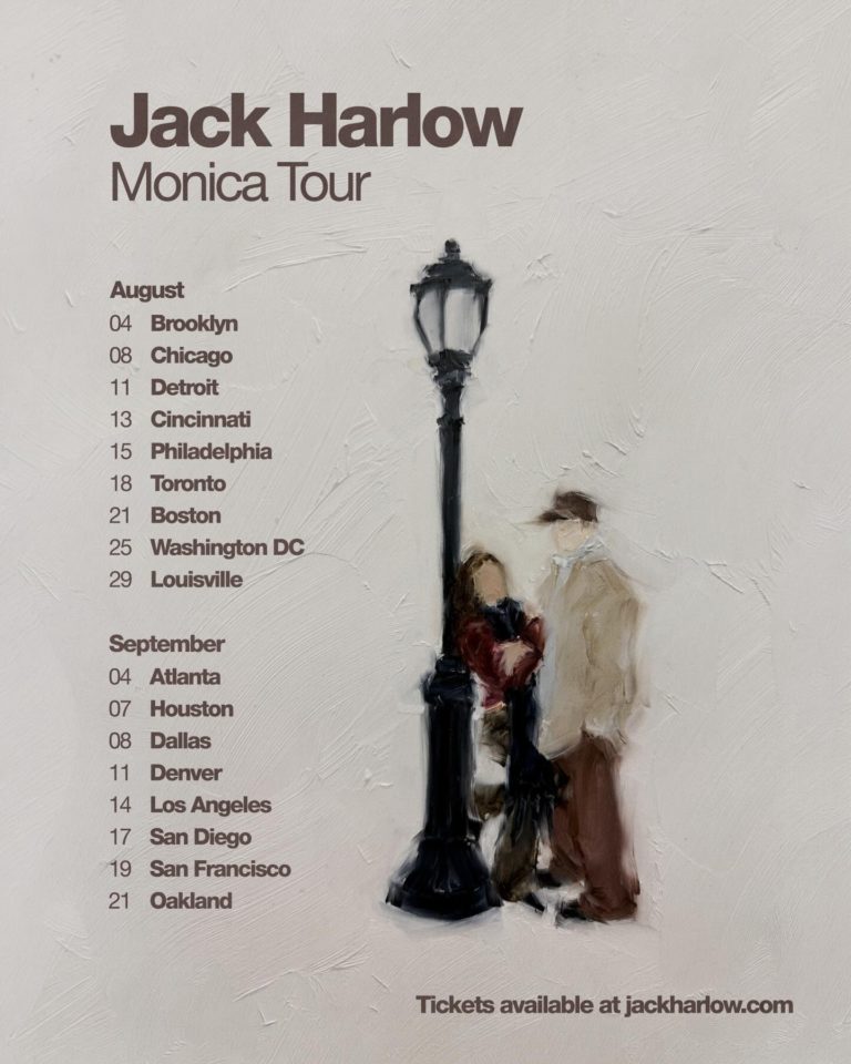 Jack Harlow Takes ‘The Monica Tour’ to North American Theaters This Summer