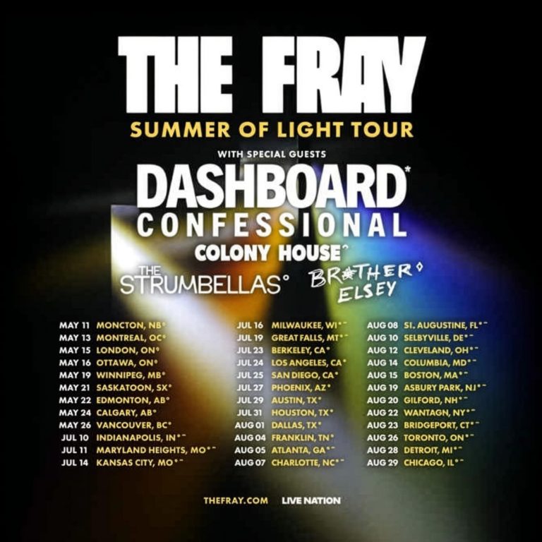 The Fray Are Back With A New Album And A Full North American “Summer Of Light” Tour