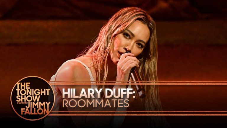 Hilary Duff Performs “Roommates” on Fallon and Announces Global Arena Tour “lucky me”
