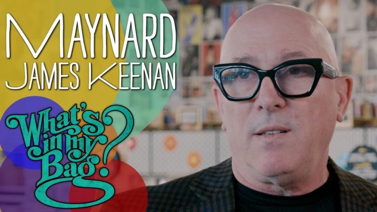 Maynard James Keenan Digs Through the Crates at Amoeba Hollywood in New “What’s In My Bag?” Episode