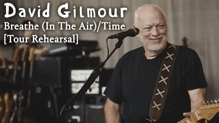Video: David Gilmour Rehearses “Breathe” And “Time” Ahead Of ‘Luck And Strange’ Tour