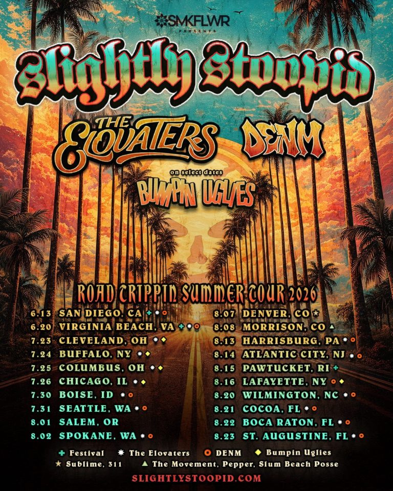 Slightly Stoopid, Sublime And 311 Lead “Road Trippin Summer Tour 2026”