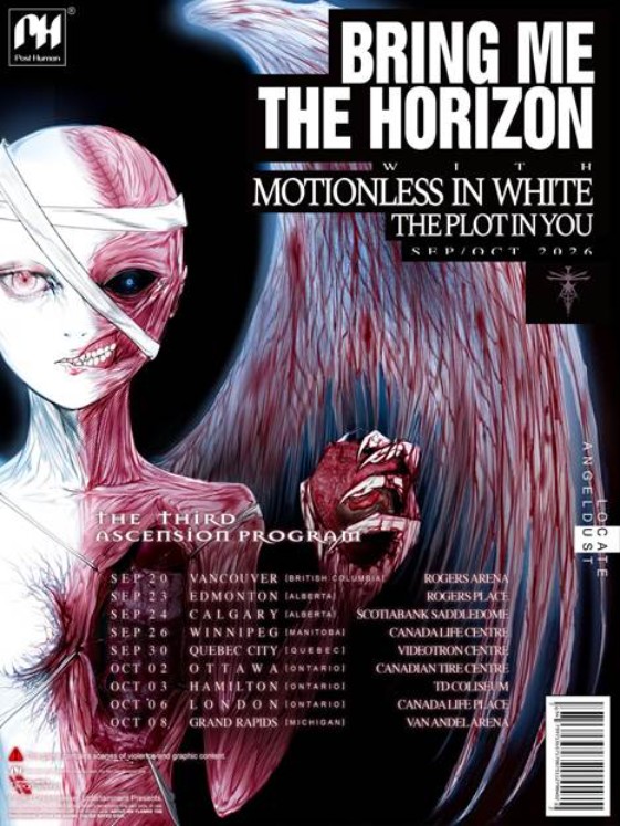 Bring Me The Horizon Bring “POST HUMAN: NeX GEn – The Third Ascension Program” to North America This Fall