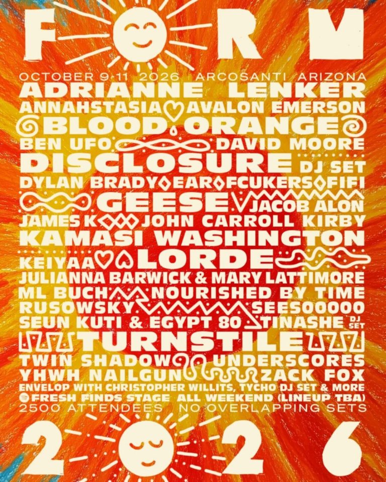 Lorde, Turnstile, Blood Orange and More Descend on the Arizona Desert for FORM at Arcosanti This October