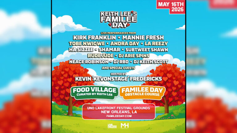 Kirk Franklin, Andra Day, Mannie Fresh, and More Headline New Orleans’ Inaugural FamiLee Day This May