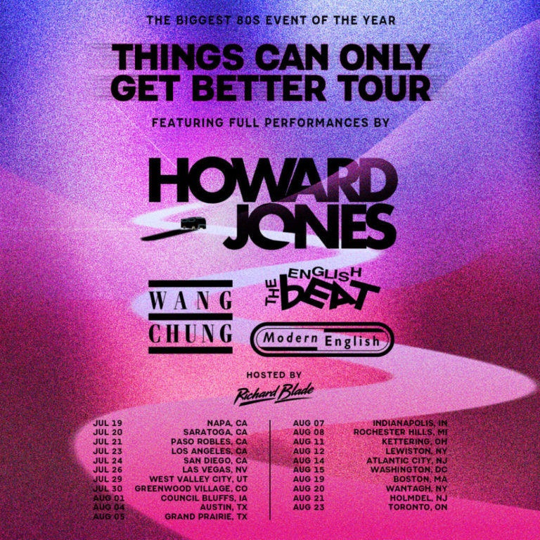 Howard Jones Curates the Ultimate ’80s Summer Tour With Wang Chung, English Beat, and Modern English