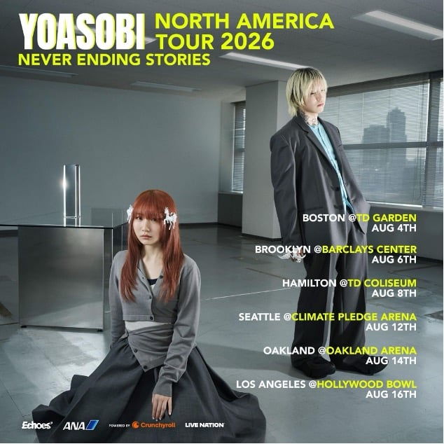J-Pop Duo YOASOBI Brings Their Arena-Sized Sound to North America This Summer