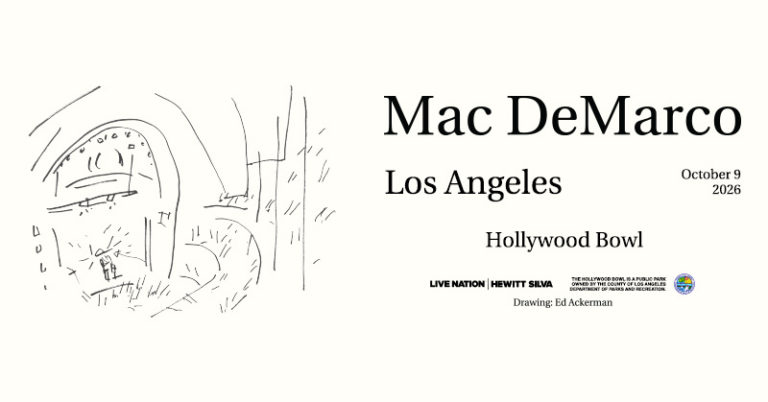 Mac DeMarco Takes ‘Guitar’ to the Hollywood Bowl This October
