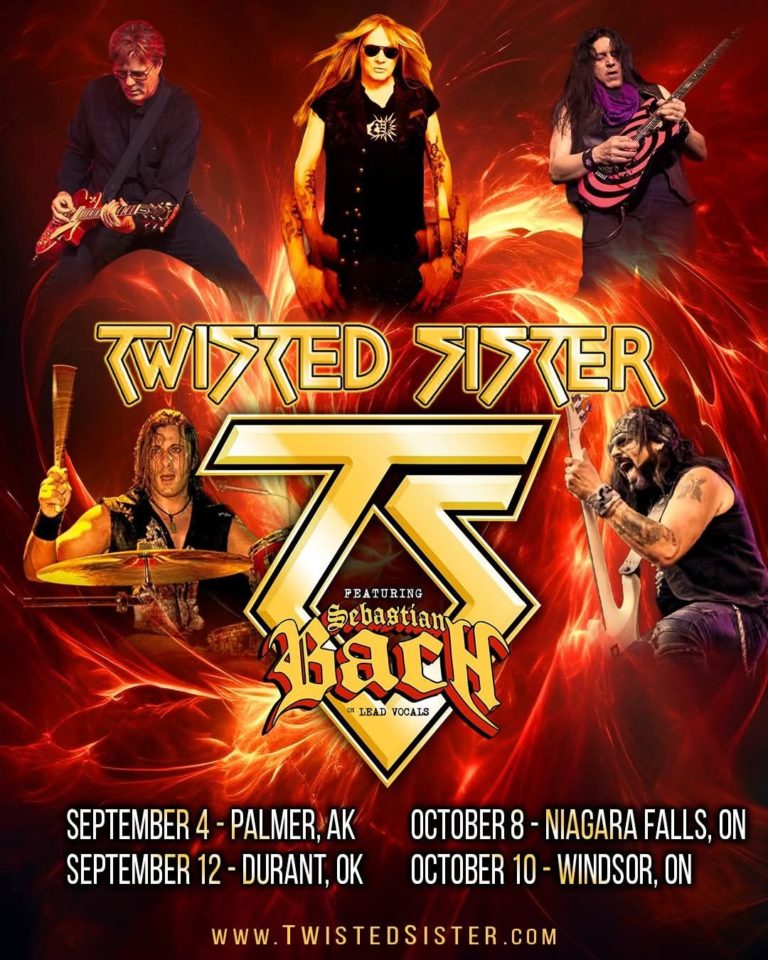 Twisted Sister Announces First Shows With Sebastian Bach Stepping In for Dee Snider This Fall