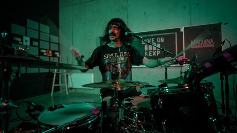 MAQUINA. Bring Explosive Live Energy to KEXP With a Stunning Trans Musicales Performance