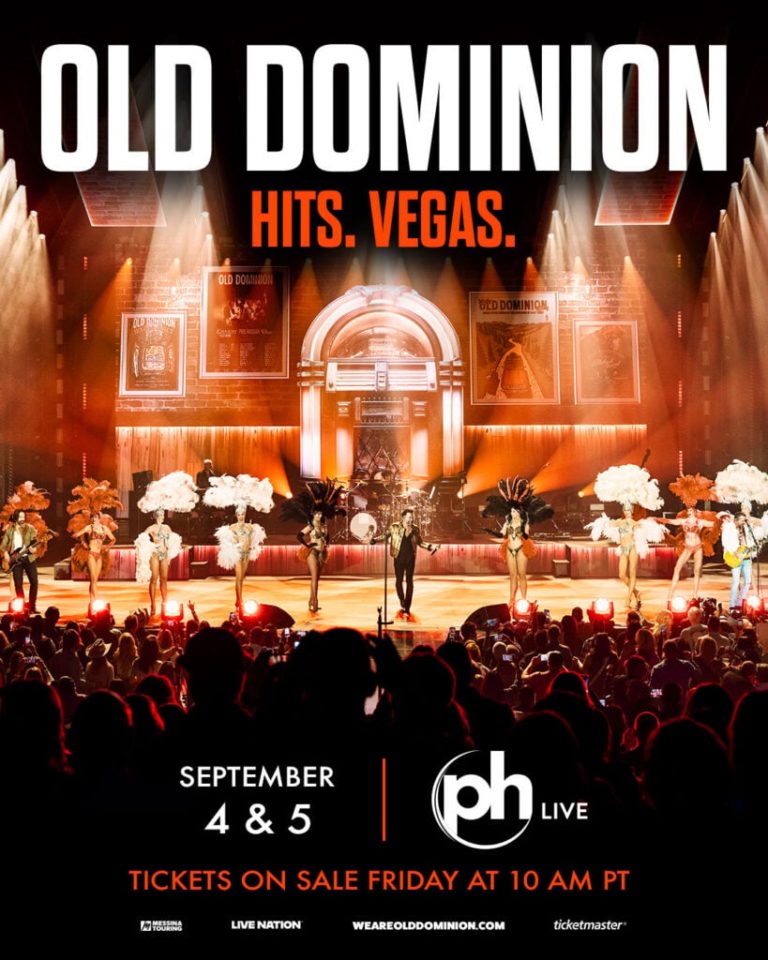 Old Dominion Take Their Hits Back to Las Vegas for a Two-Night Run at Planet Hollywood