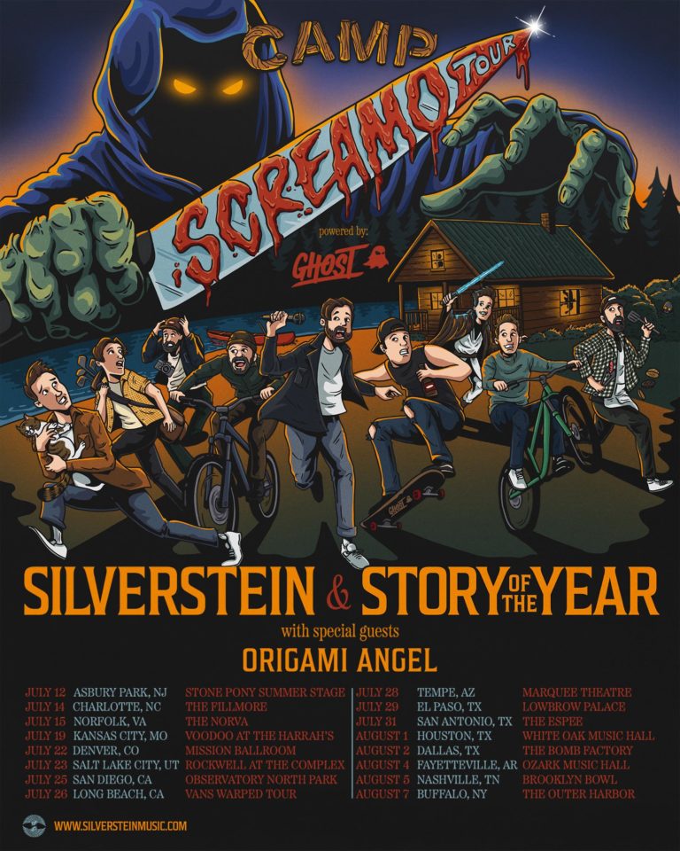 Silverstein and Story Of The Year Team Up for the “Camp Screamo” Co-Headline Tour This Summer