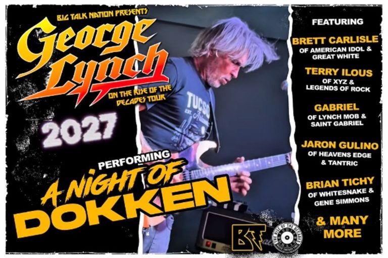 Dokken Guitar Legend George Lynch Assembles All-Star Band for “A Night of Dokken” 2027 Tour