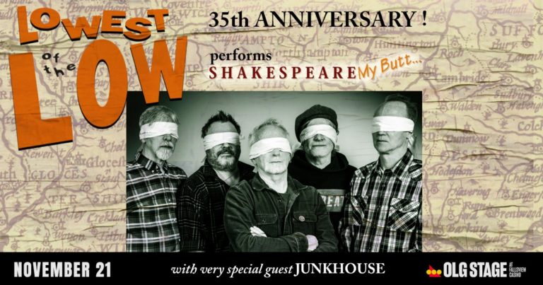 Lowest of the Low Bring ‘Shakespeare My Butt’ to Fallsview Casino This November