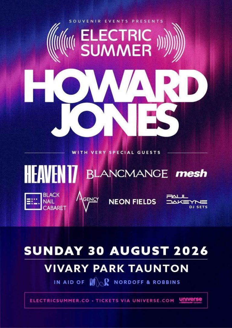 Howard Jones, Heaven 17 and Blancmange Headline Brand-New Synth Pop Festival Electric Summer This August