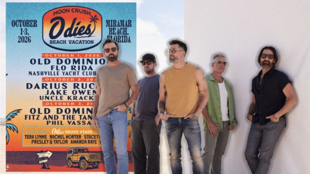 Old Dominion’s Moon Crush Odies Beach Vacation Returns This Fall With Darius Rucker, Flo Rida, and More