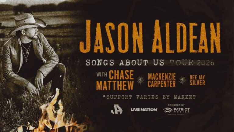 Jason Aldean Announces 22-City Songs About Us Tour This Summer Behind His 31st Career Number One