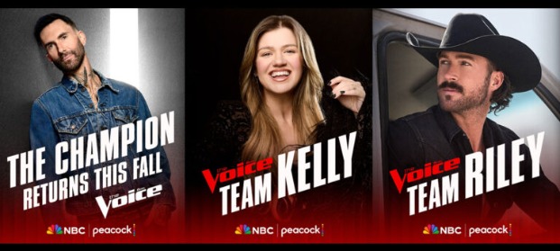 Kelly Clarkson, Adam Levine, and Riley Green Are Headed to ‘The Voice’ Season 30