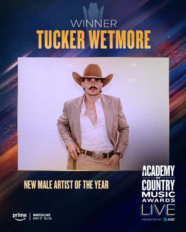 Tucker Wetmore Wins First ACM Award in London Surprise During Sold-Out U.K. Tour Finale