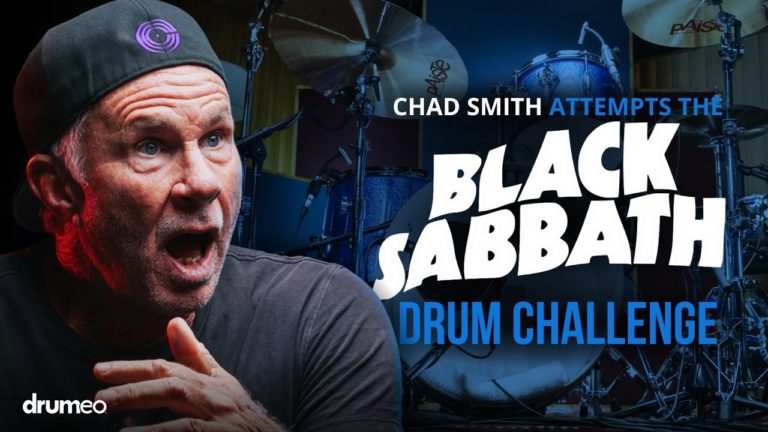 Chad Smith Takes On the Black Sabbath Drum Challenge and Bills Ward’s Checklist on Drumeo