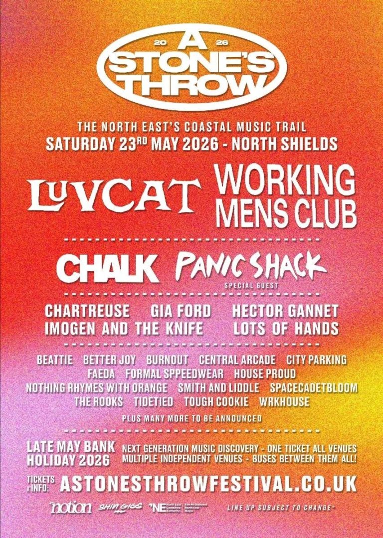 A Stone’s Throw Festival Returns to North Shields With Its Boldest Coastal Lineup Yet