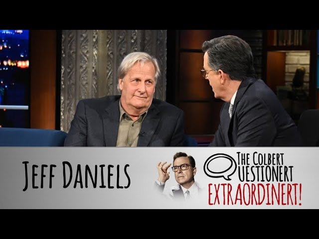 Jeff Daniels Gets the Full Colbert Questionert Treatment and the Results Are Exactly What You’d Hope