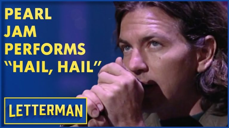 Pearl Jam Played “Hail, Hail” on Letterman’s Commercial-Free Show in 1996 and It Still Kicks