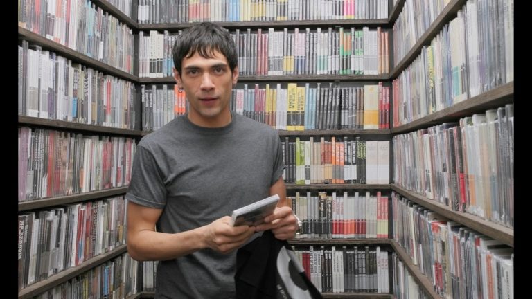 Watch Diego Calva Walk the Criterion Closet and His Tattoos Tell the Story Before He Does