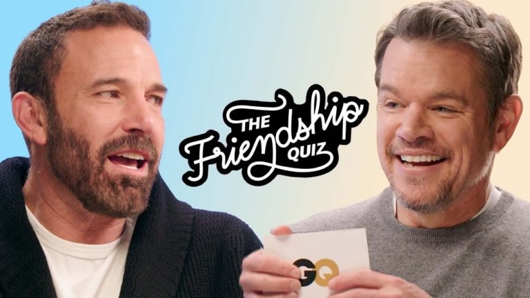 Ben Affleck and Matt Damon Prove 40 Years of Friendship in GQ’s Quiz