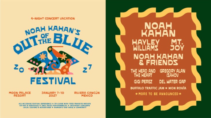 Noah Kahan’s Out of the Blue Festival Returns to Cancún With Hayley Williams and Mt. Joy