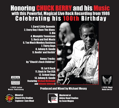 A Never-Heard 1986 Chuck Berry Concert Recording Arrives in Time for His 100th Birthday