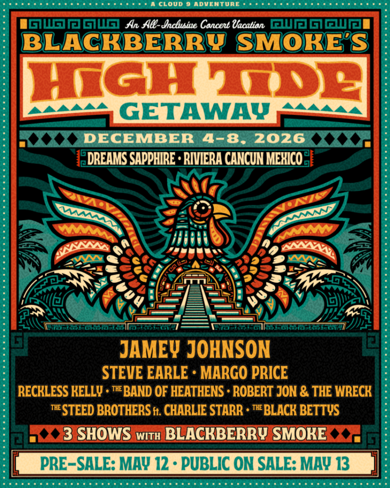 Blackberry Smoke’s High Tide Getaway Returns to Mexico With Jamey Johnson, Steve Earle, Margo Price, and More