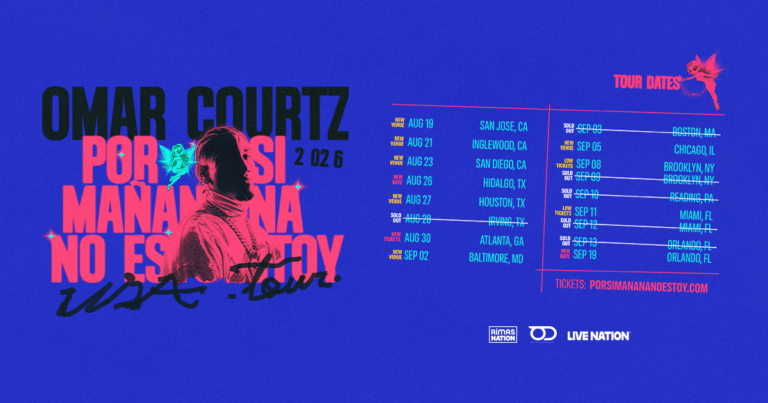 Urbano Star Omar Courtz Upgrades to Arenas for Expanded ‘Por Si Mañana No Estoy’ U.S. Tour
