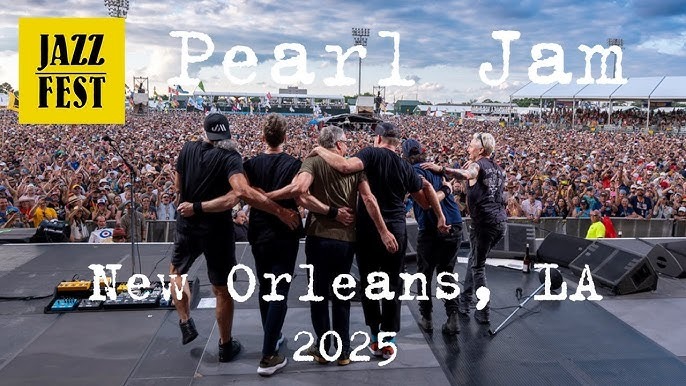 Video: Pearl Jam Tear Through a Hit-Packed Jazz Fest Set In 2025