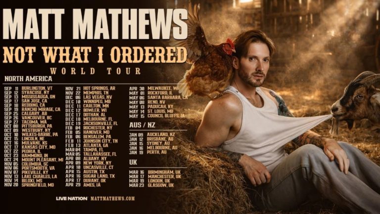 Matt Mathews Takes His “Not What I Ordered World Tour” Across Four Countries