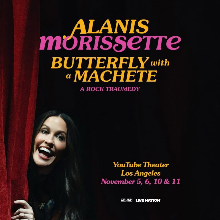 Alanis Morissette Brings Her “Butterfly With A Machete” Residency To Los Angeles This November