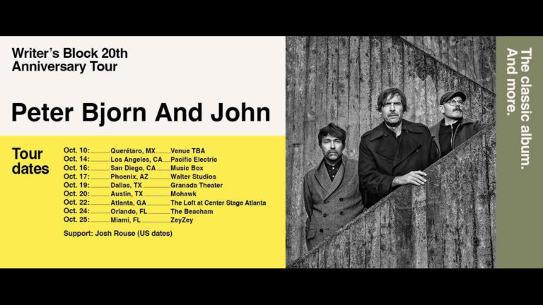 Peter Bjorn And John Take ‘Writer’s Block’ On A 20th Anniversary Run